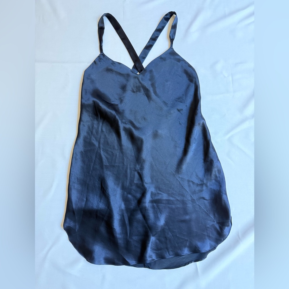 La SENZA Navy Satin Slip